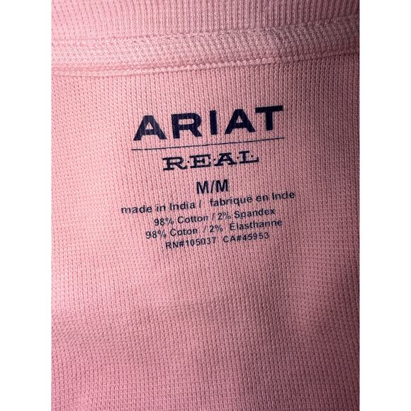 Ariat real women’s long sleeve Henley shirt - Picture 10 of 14